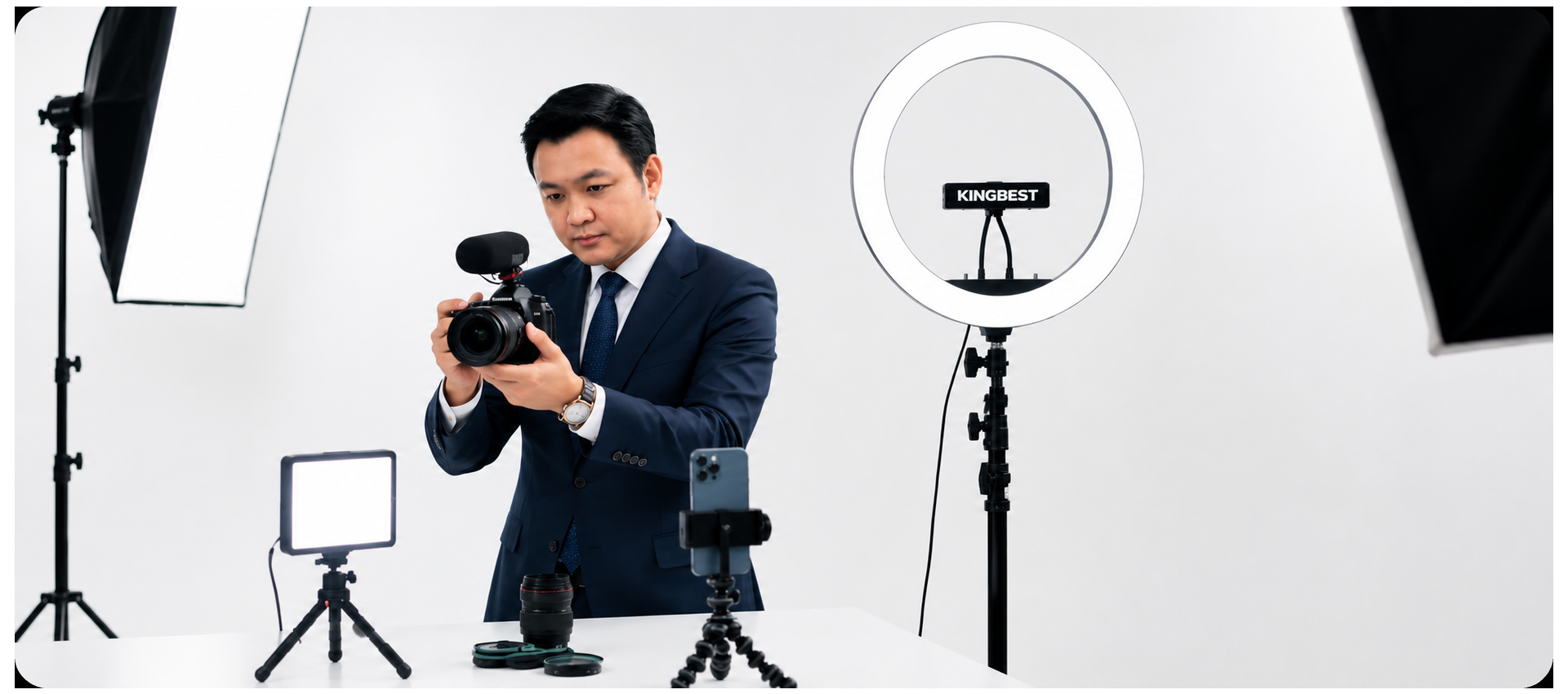 KINGBEST VLOG LIGHT ACCESSORIES FACTORY