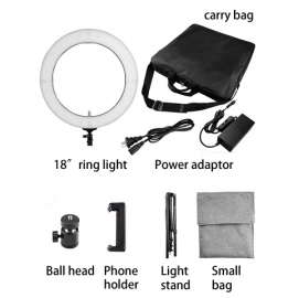 vl-led-448 led tiktok ring light with accessories kit KRL-180T