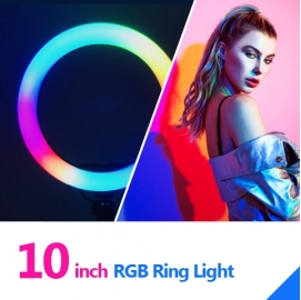 10inch RGB colorful ring light KRL-100T7