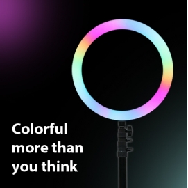 10inch RGB colorful ring light KRL-100T7