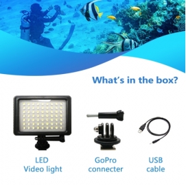 Water-Resistant LED Video VLOG Light  KB-200