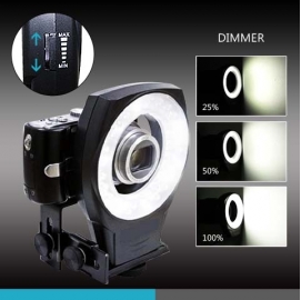 49 LED  marco ring light with camera