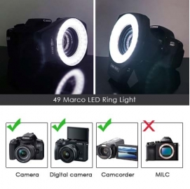 VLR-490 BP-49 LED marco ring light