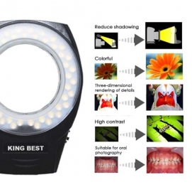 DSLR ring light's accessories