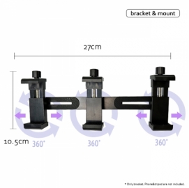 Multi holder bracket triple UC-003 