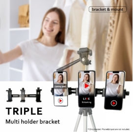 Multi holder bracket triple UC-003