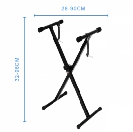 Single X piano keyboard stand 