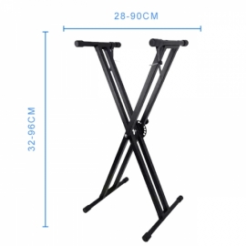 Double X piano keyboard stand MKJ-04