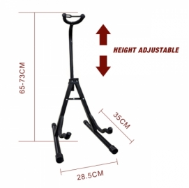  Guitar Stand Black Folding Metal Electric Acoustic Free Standing A Frame Stand MKJ-09