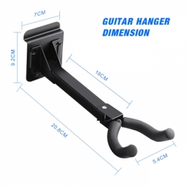 Guitar Hanger Wall Mount Hook Stand MKJ-15