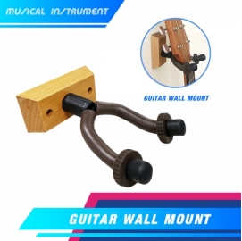 Guitar Hanger Wall Mount Hooks Stand for Bass Electric Acoustic Guitar Ukulele MKJ-17