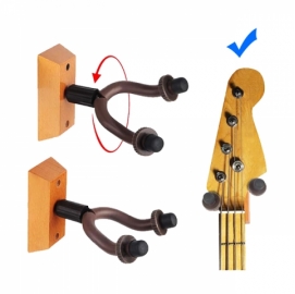 Guitar Hanger Wall Mount Hooks Stand for Bass Electric Acoustic Guitar Ukulele MKJ-17