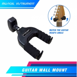 Guitar Wall Mount Hanger Hook with Automatic Lock MKJ-18