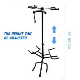 Deluxe Folding Kingbest Triple Guitar Stand supplier