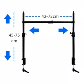 Double esports desktop multi-function stand clamp AS-56