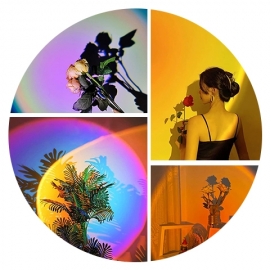 Portable LED RGB Sunset Projector Lamp