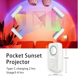Rgb Sunset Projector Sunset Light Photography