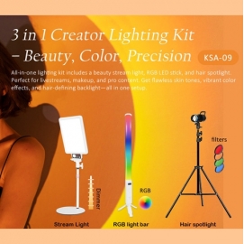 3 in 1 Creator Lighting Kit KSA-09