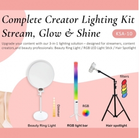 Creator Lighting Kit Stream, Glow & Shine KSA-10
